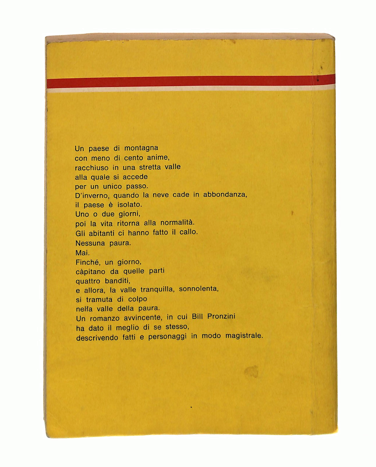 EBOND La Valle Della Paura Bill Pronzini Giallo Mondadori 1975 Libro LI048622