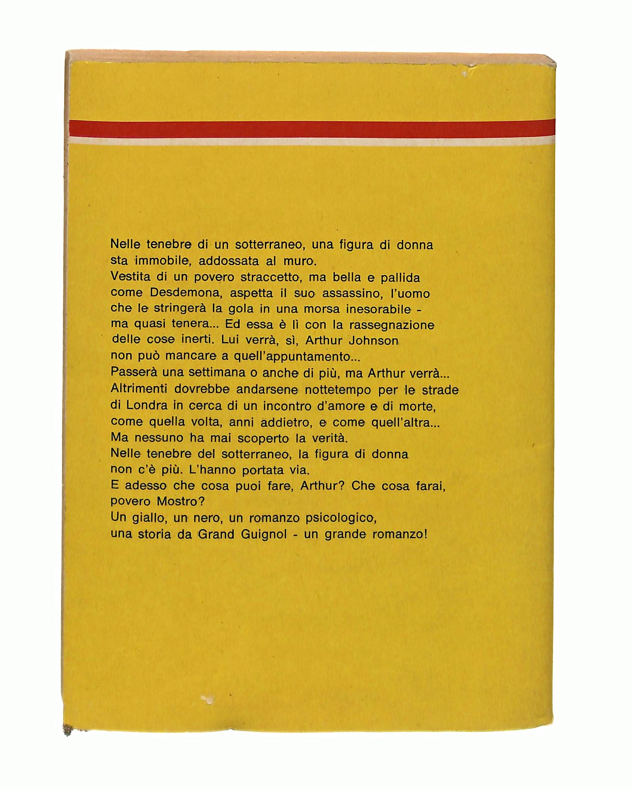 EBOND Paura Di Uccidere Rendeil Il Giallo Mondadori 1977 Libro LI048662
