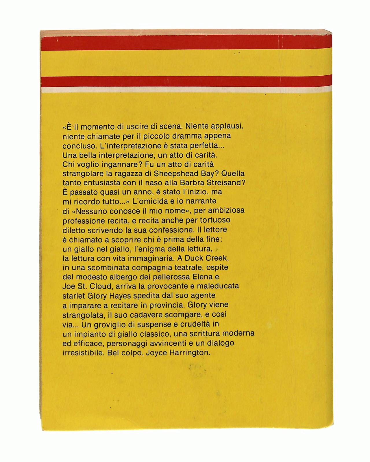 EBOND Nessuno Conosce Il Mio Nome J Harrington Giallo Mondadori Libro LI048731