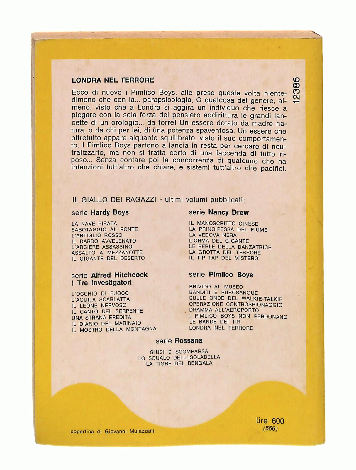 EBOND Londra Nel Terrrore Paul Dorval Giallo Ragazzi Mondadori Libro LI048752