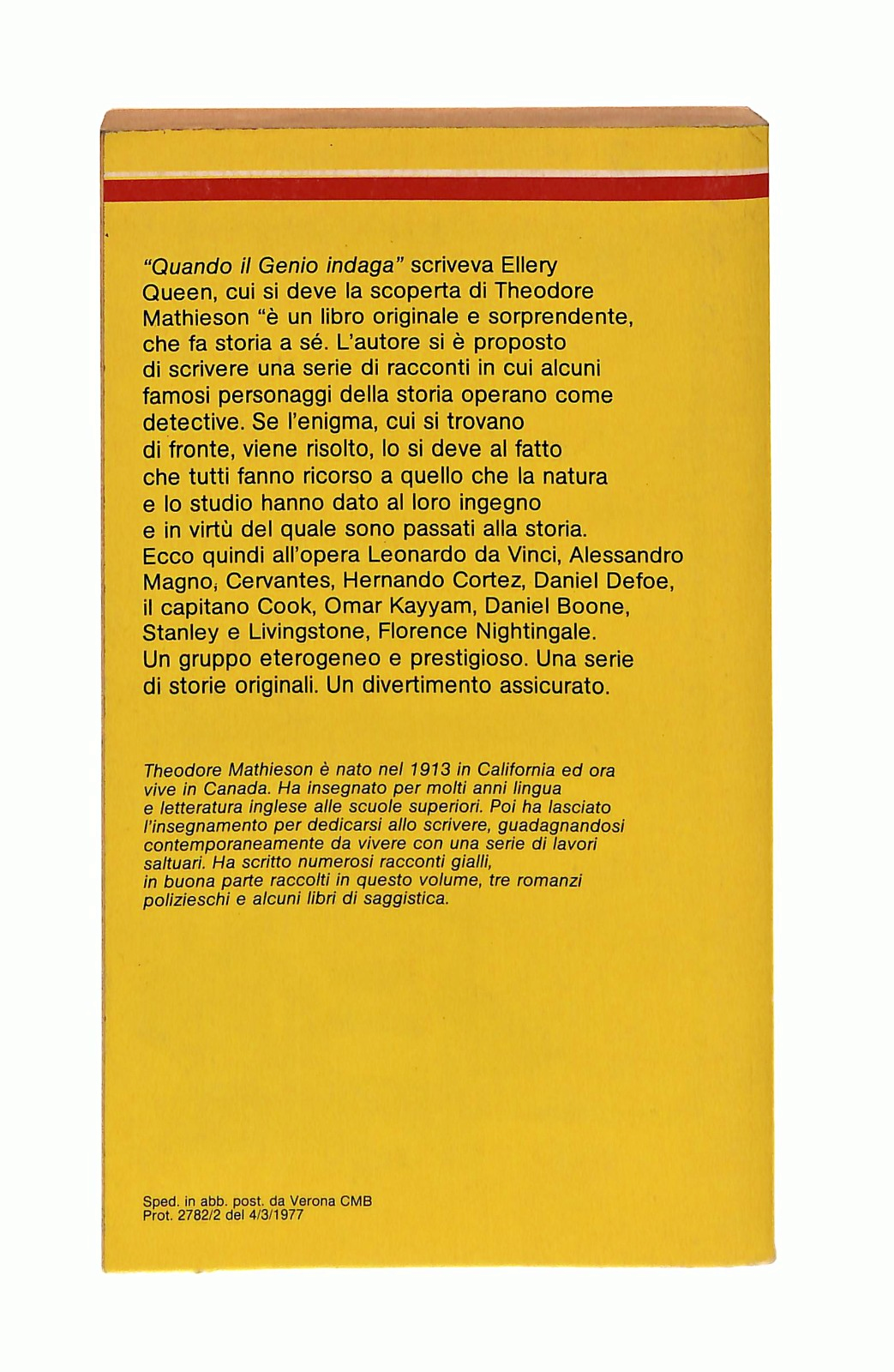 EBOND Quando Il Genio Indaga Mathieson Classici Giallo Mondadori Libro LI048762