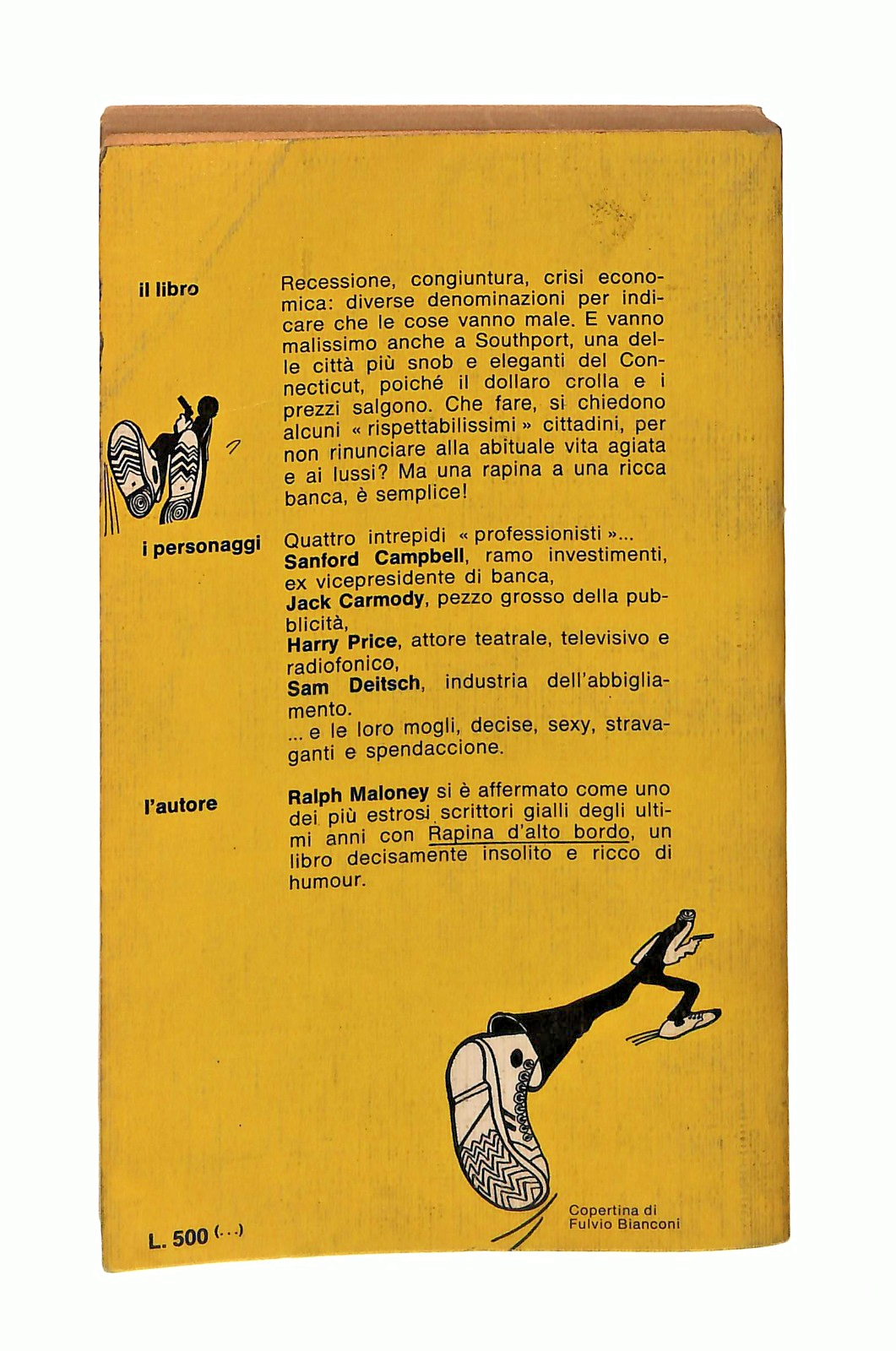 EBOND Rapina d Alto Bordo Maloney Gialli Garzanti 1974 Libro LI048772
