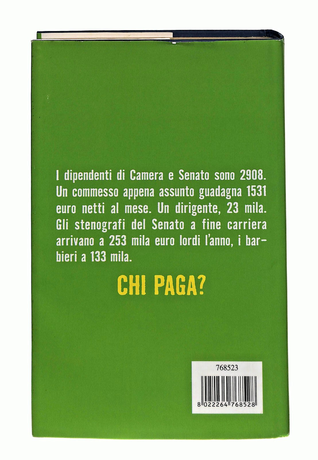 EBOND Sprecopoli Cervi Porro Mondolibri 2008 Libro LI048807