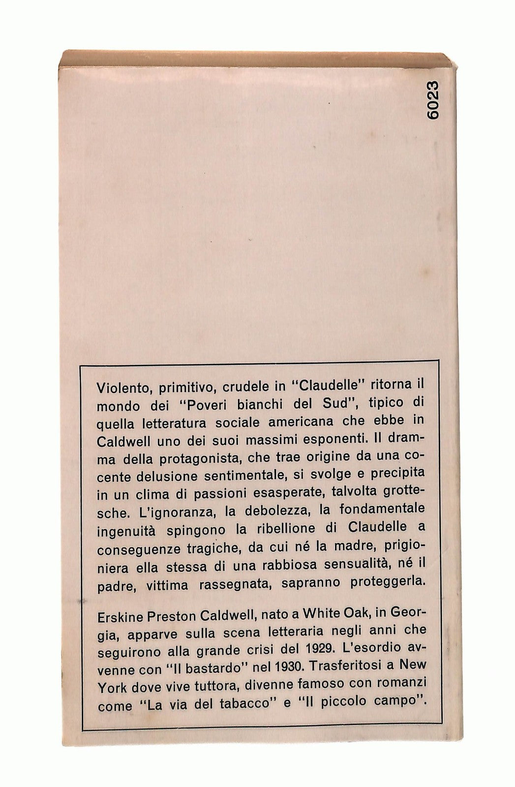 EBOND Claudelle Erskine Caldwell Mondadori 1966 Libro LI048829