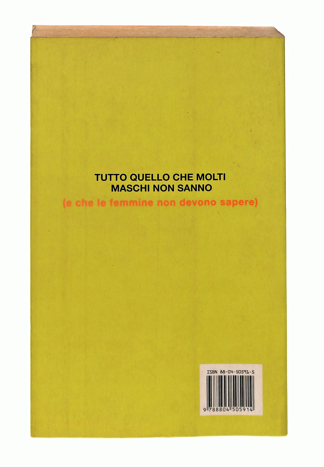 EBOND Sbuccia Il Maschio Andrea Biavardi Mondadori 2002 Libro LI048880