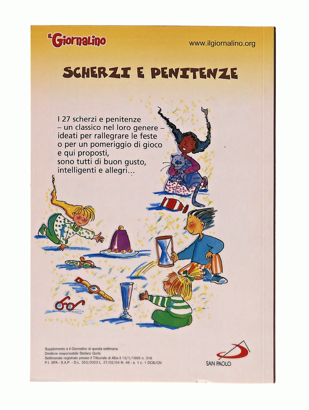 EBOND Scherzi e Penitenze Supplemento Ilgiornalino Libretto Libro LI048911