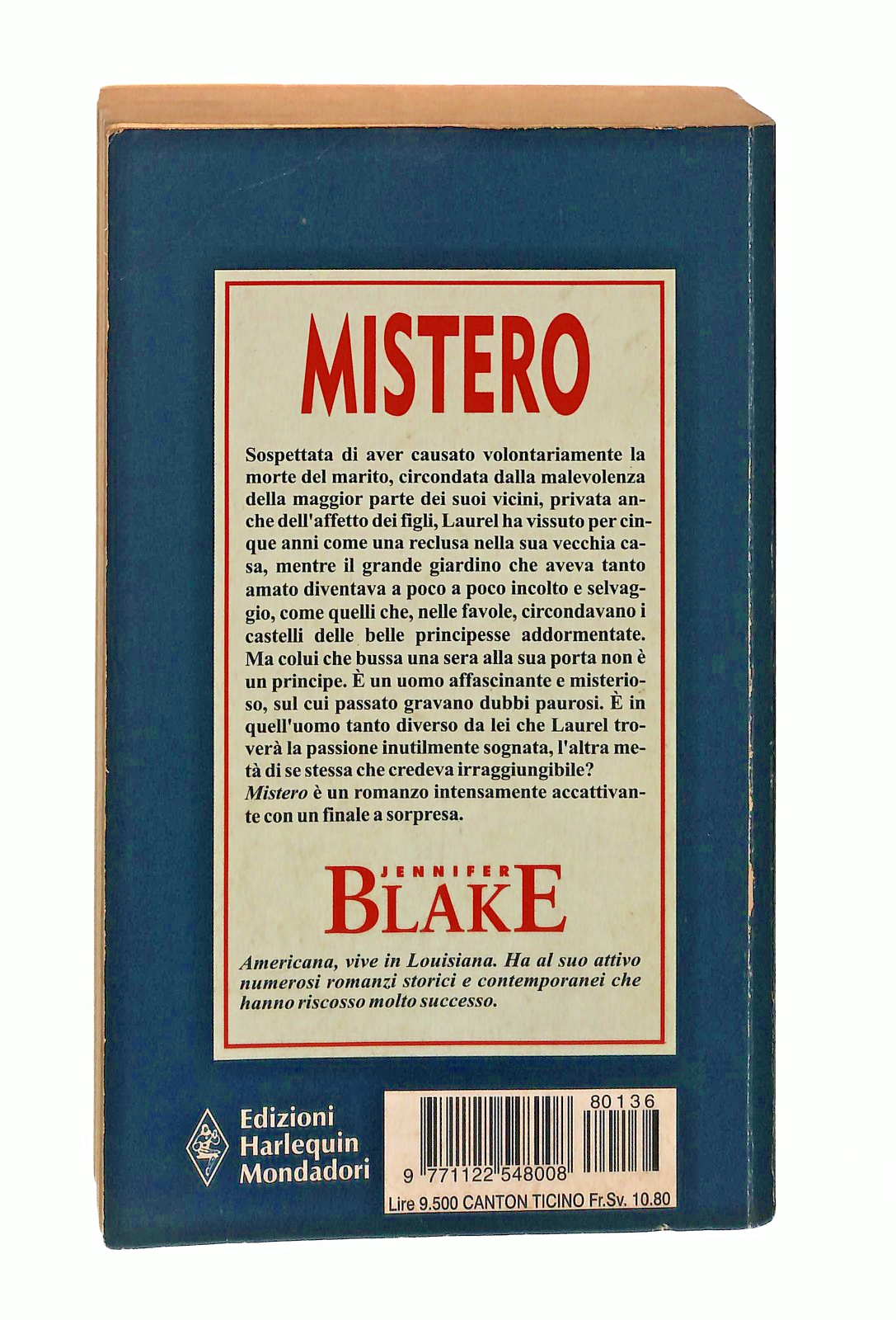 EBOND Mistero Jennifer Blake Harlequin Mondadori 1998 Libro LI048939