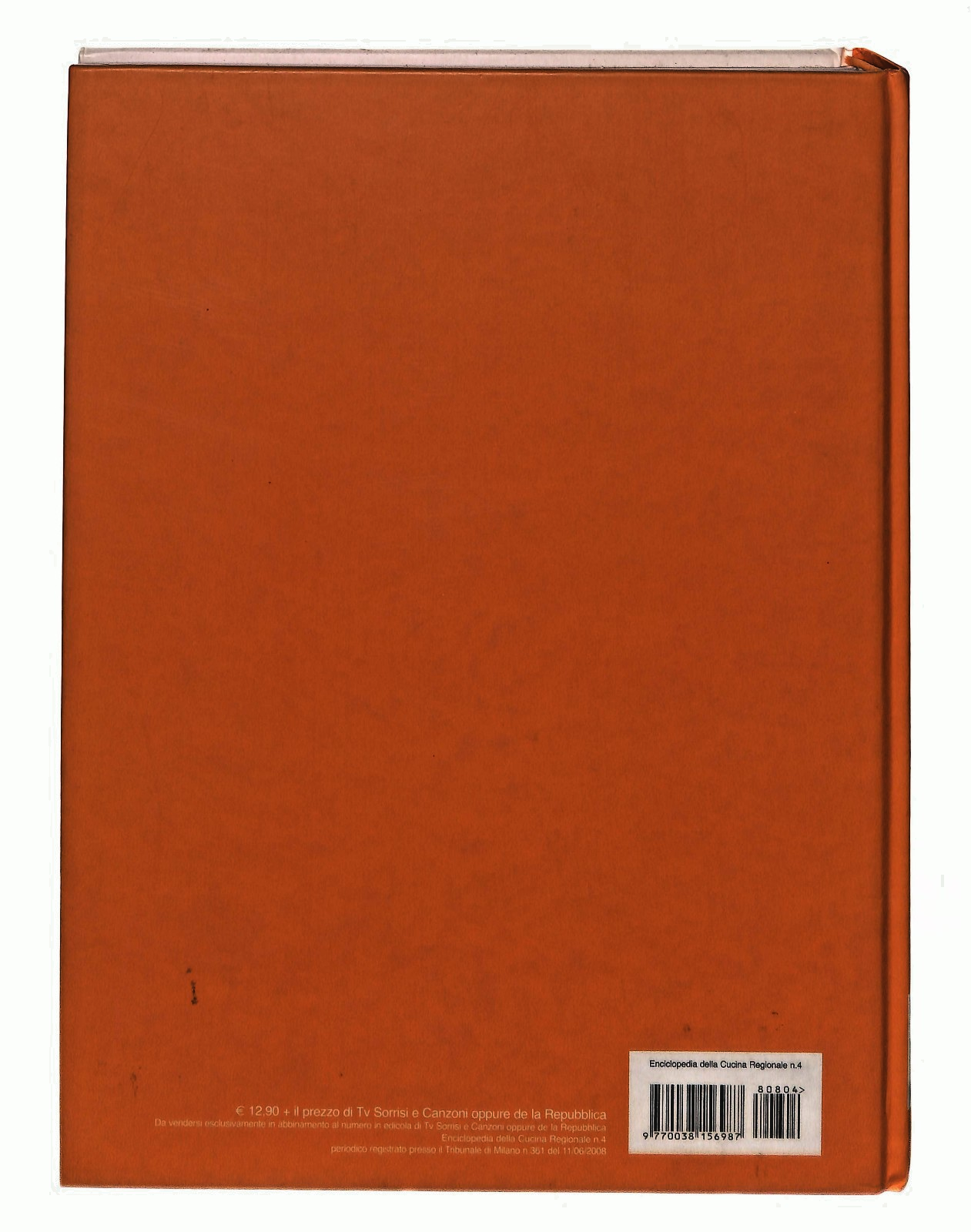 EBOND Toscana La Cucina Regionale Italiana Sorrisi Repubblica Libro LI049177