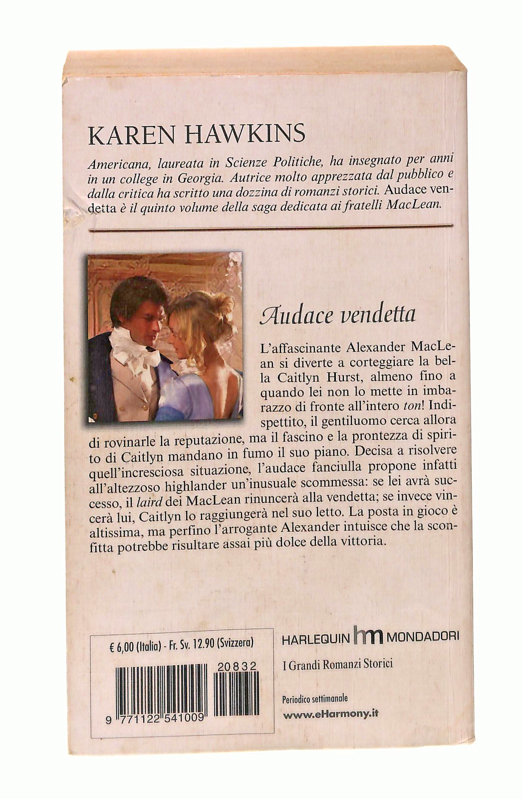 EBOND Audace Vendetta K Hawkins Harlequin Mondadori 2012 Libro LI049190