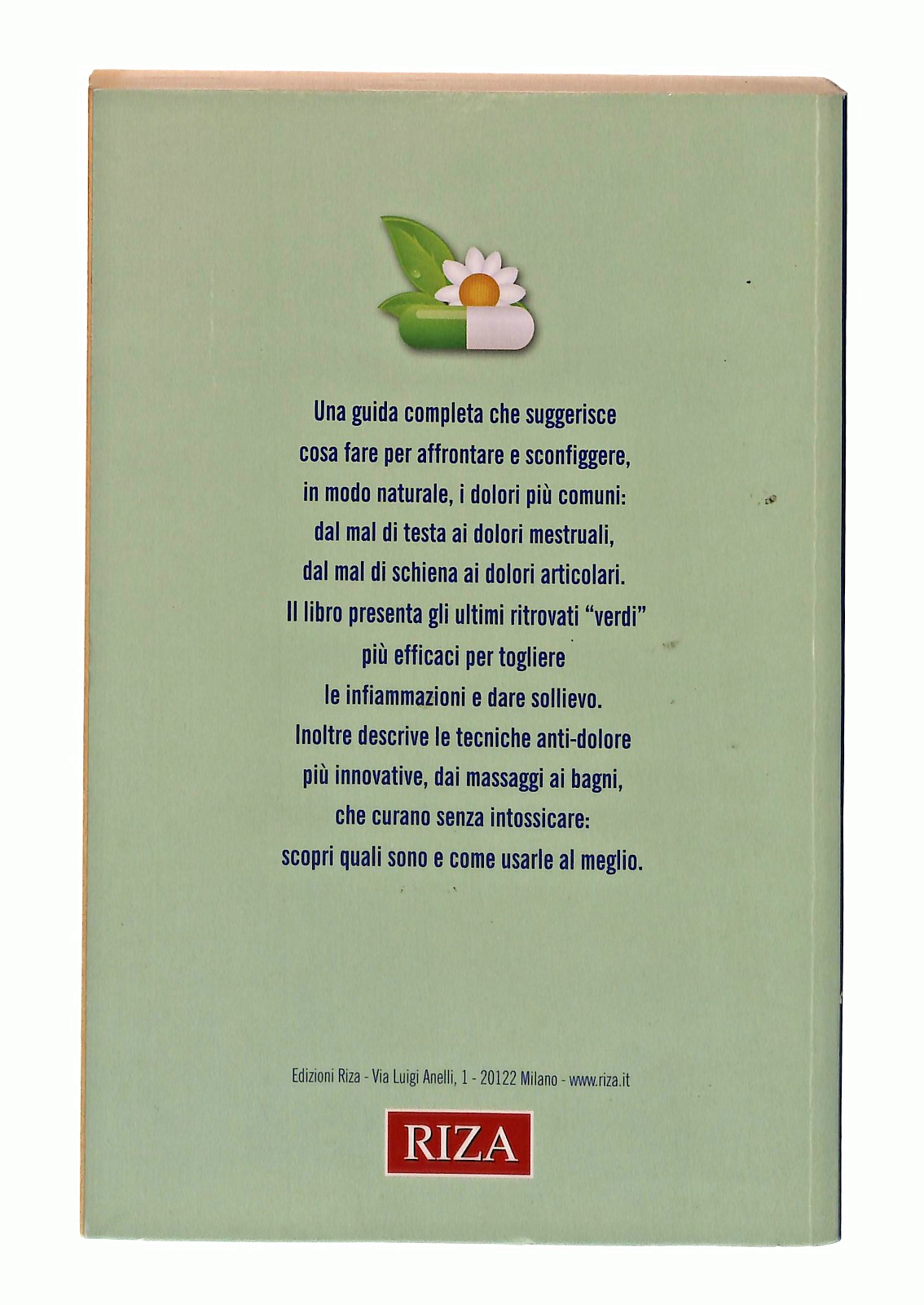 EBOND Gli Antidolorifici Naturali Riza 2013 Libro LI049287