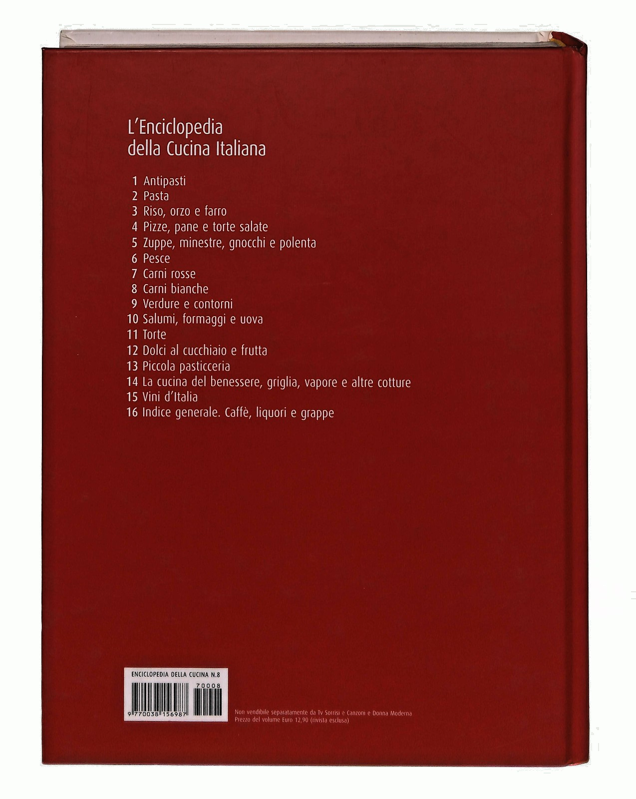 EBOND Carni Bianche Enciclopedia Cucina Italiana 8 Editoriale Libro LI049309