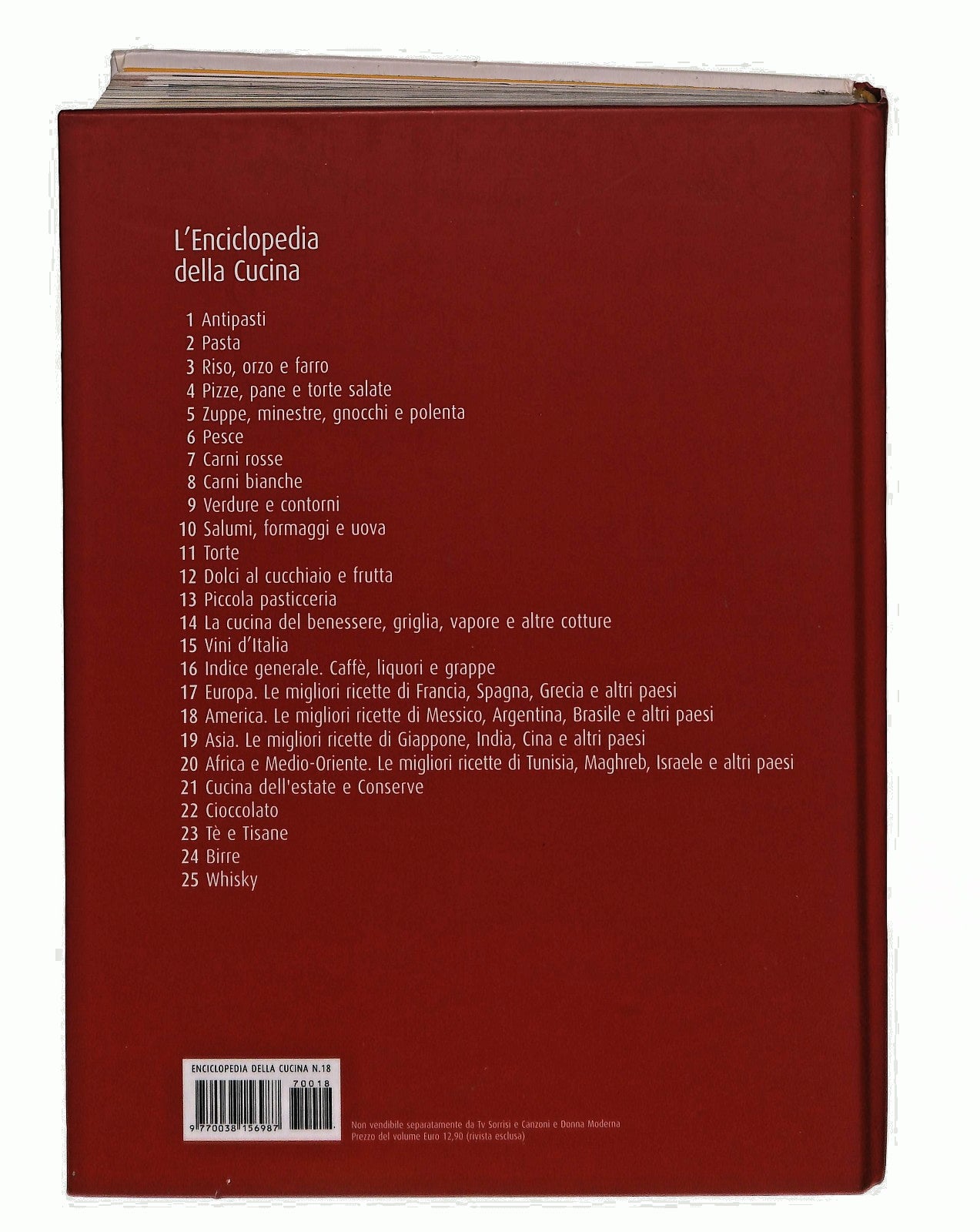 EBOND America Enciclopedia Della Cucina Italiana 18 Editoriale Libro LI049328