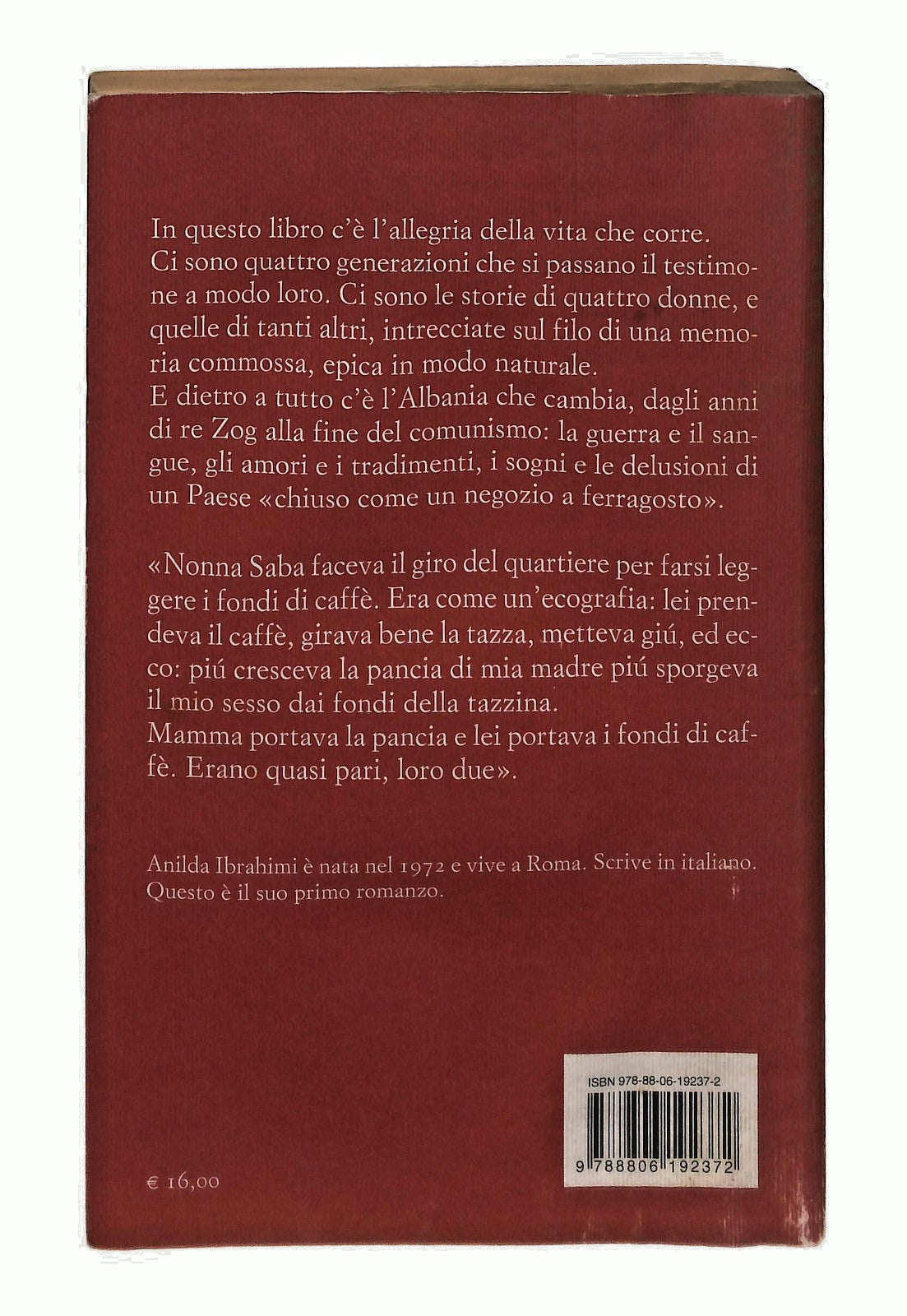 EBOND Rosso Come Una Sposa Anilda Ibrahimi Einaudi Libro LI049417