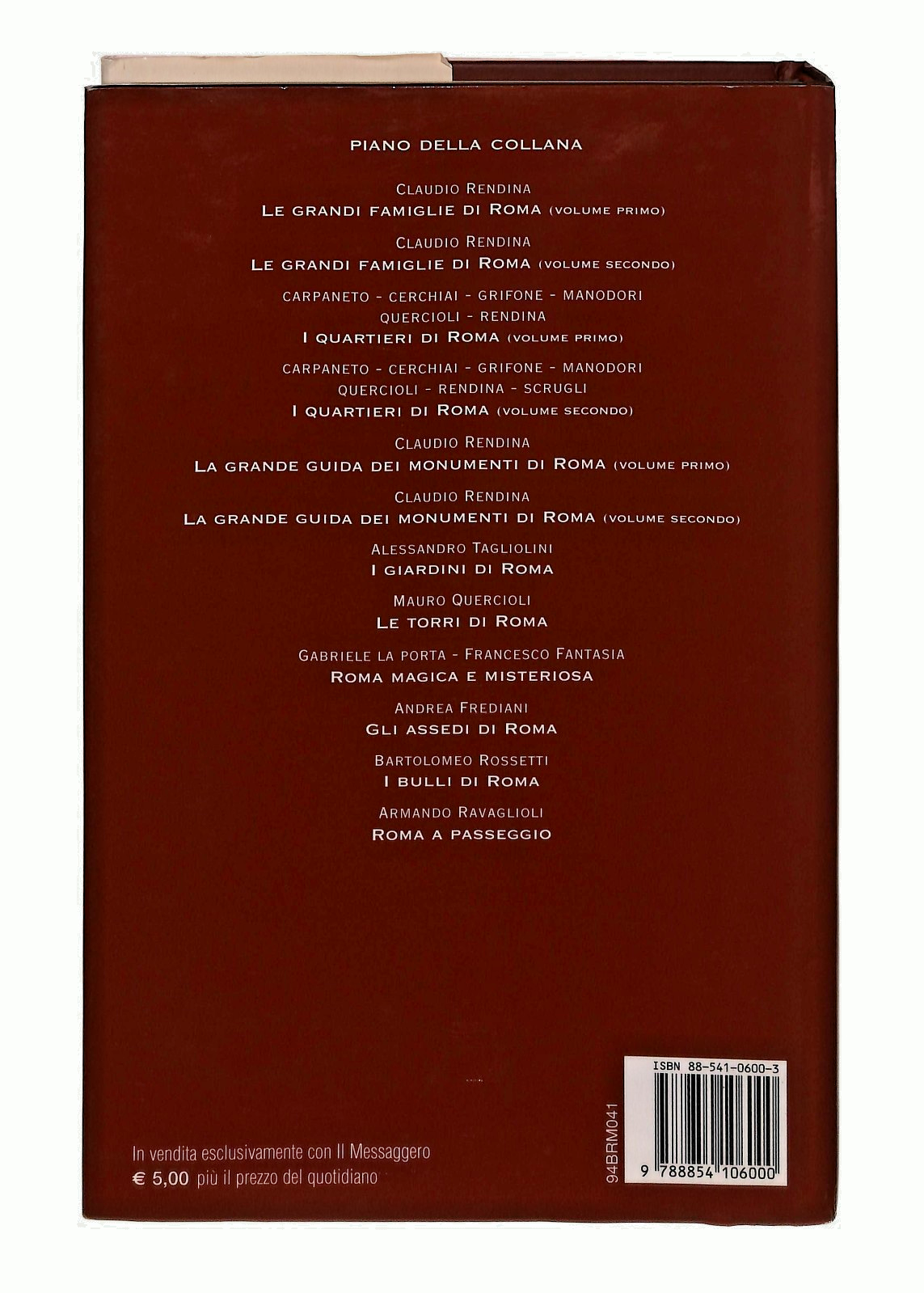 EBOND Roma Magica e Misteriosa La Porta Fantasia Il Messaggero Libro LI049503