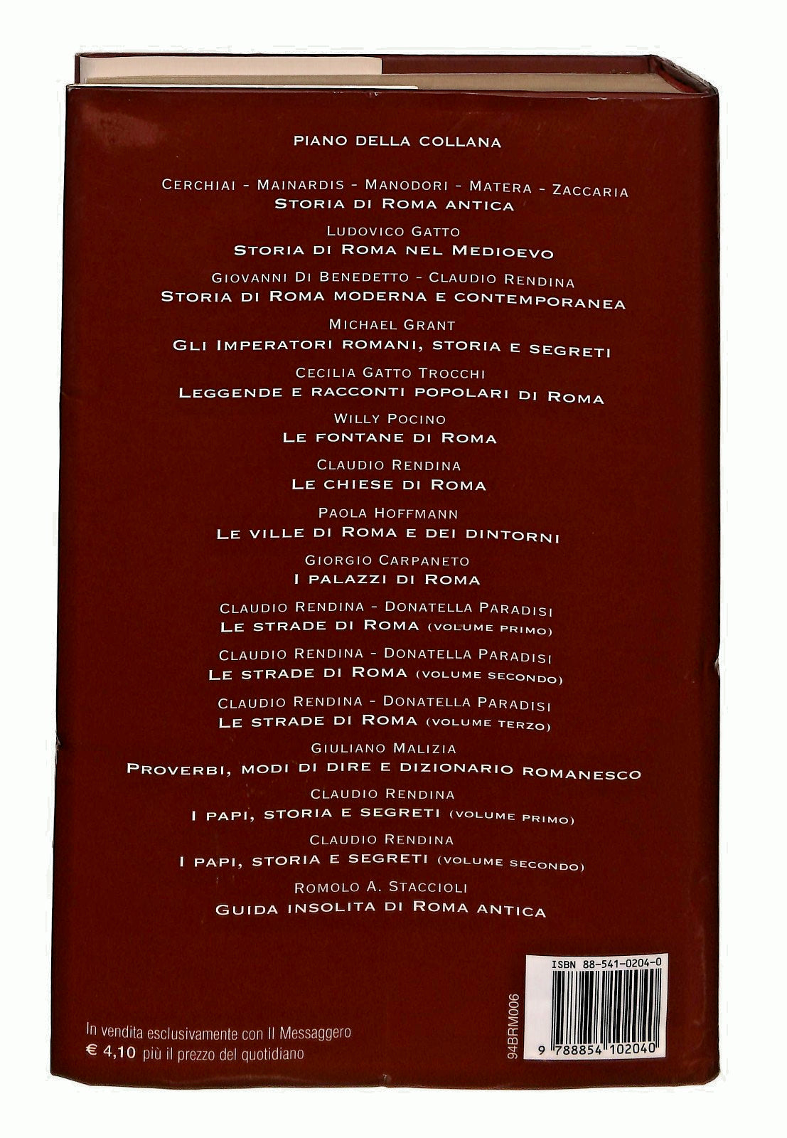 EBOND Le Fontane Di Roma Willy Pocino Il Messaggero Newton 2004 Libro LI049504