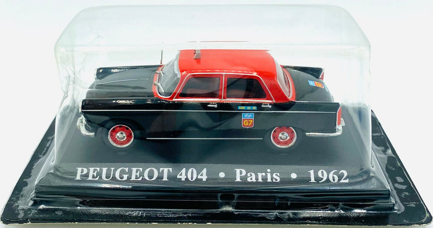 EBOND Modellino Taxi Peugeot 404 - Paris - 1962 - Die Cast - 1:43 - 0280