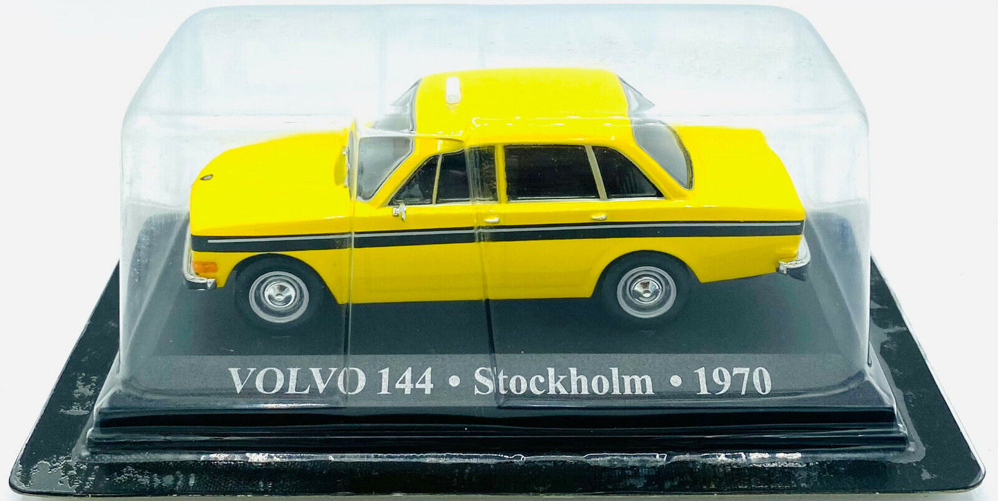 EBOND Modellino Taxi Volvo 144 - Stockholm - 1970 - Die Cast - 1:43 - 0280
