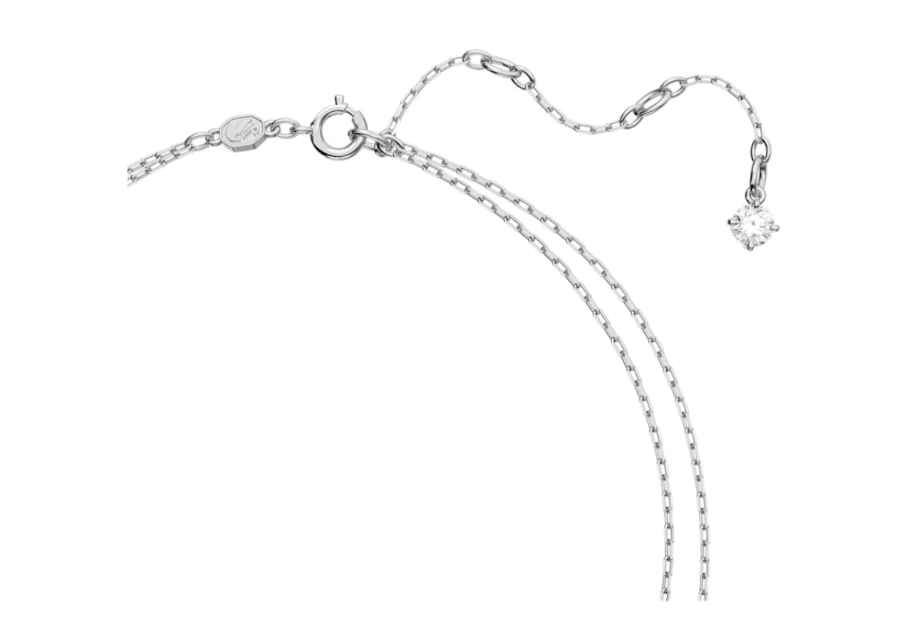 Swarovski 5640557 Collana a fili fissi Millenia Taglio ottagonale Verde P. Rodio