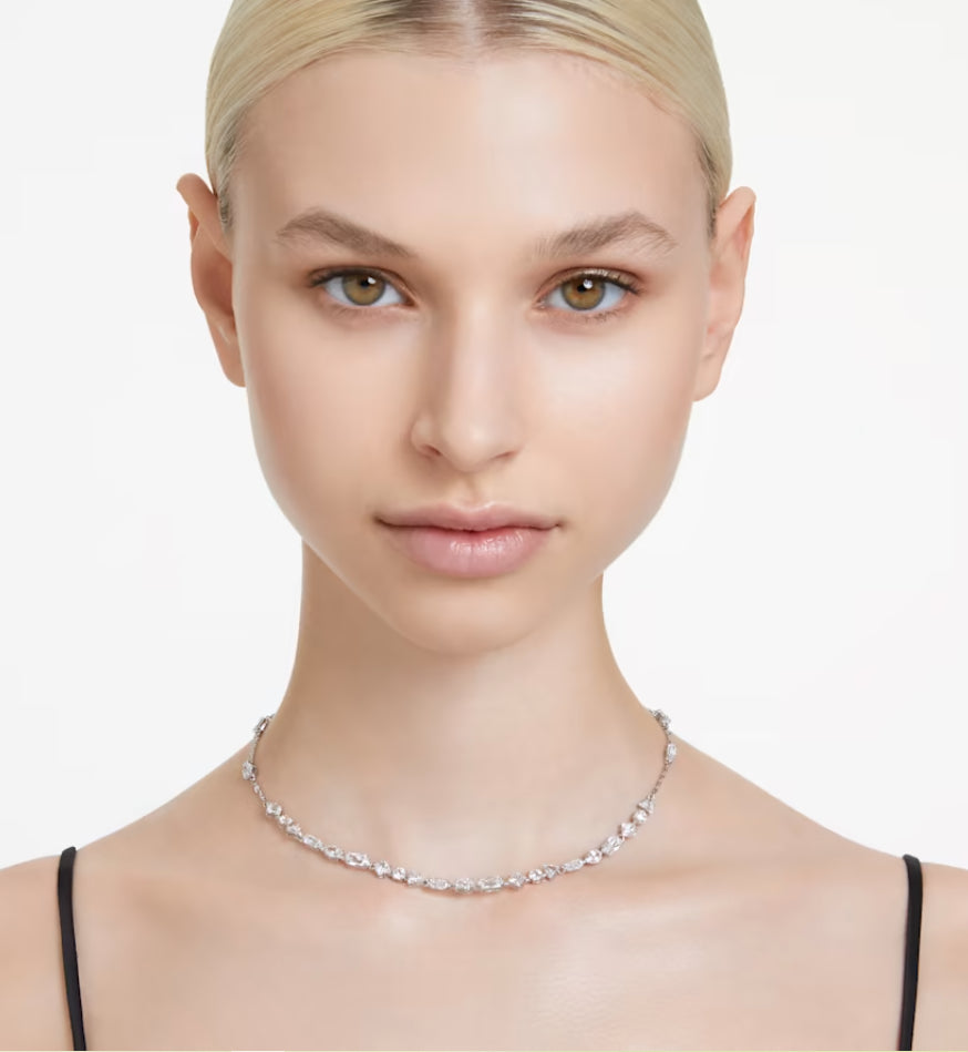 Swarovski 5676989 Collana Mesmera Taglio misto Design sparpagliato Bianca Rodio