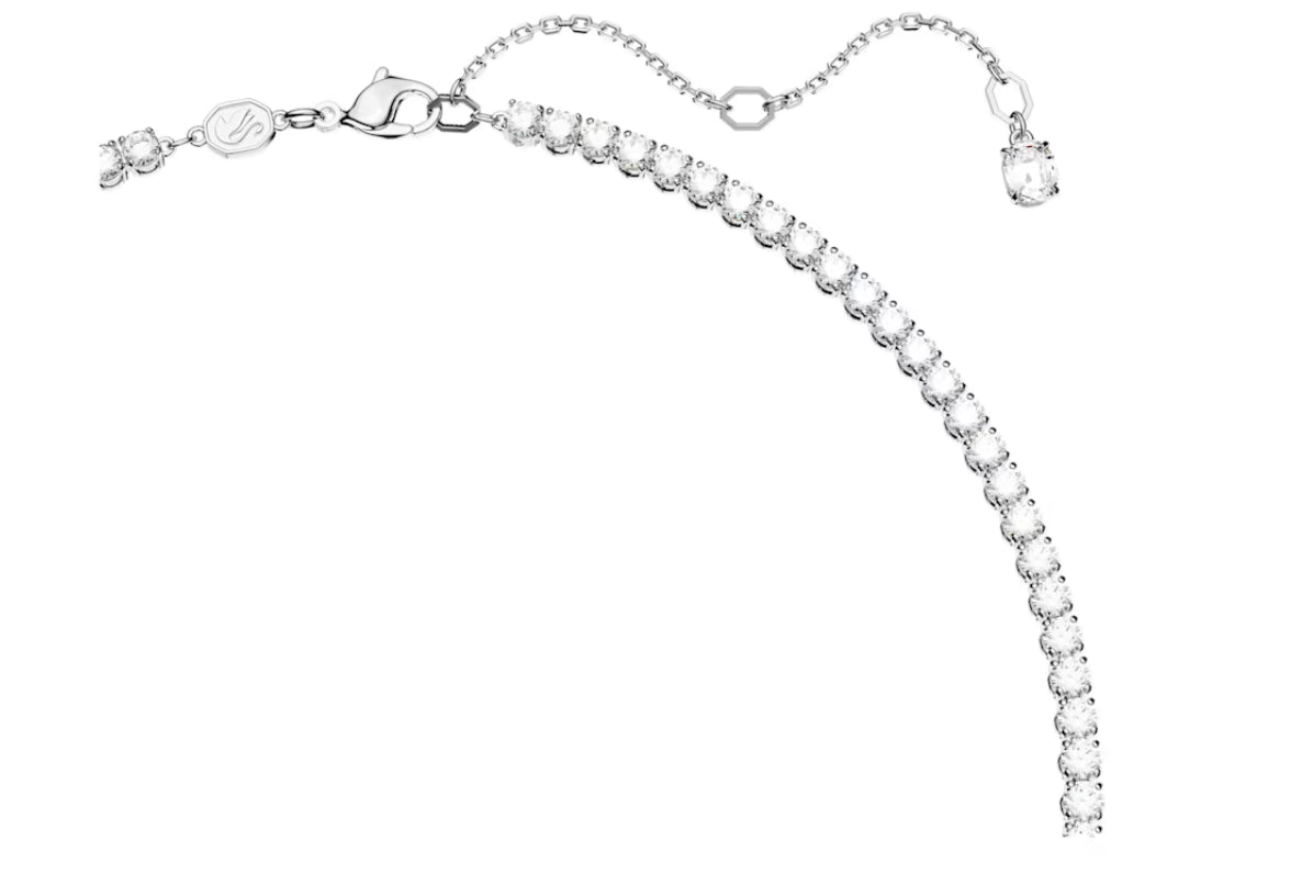 Swarovski 5666168 Collana Matrix Tennis Taglio misto Verde Placcato Rodio