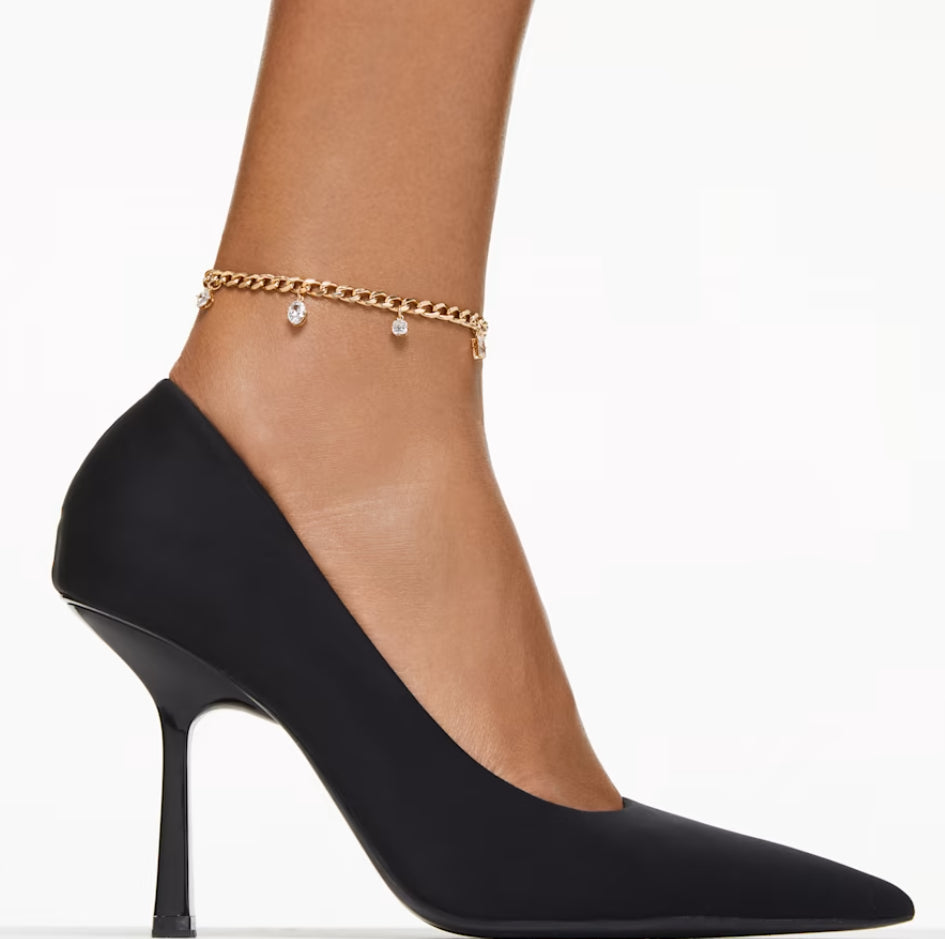 Swarovski 5665499 Bracciale o cavigliera Dextera Taglio misto Bianchi Plac. Oro