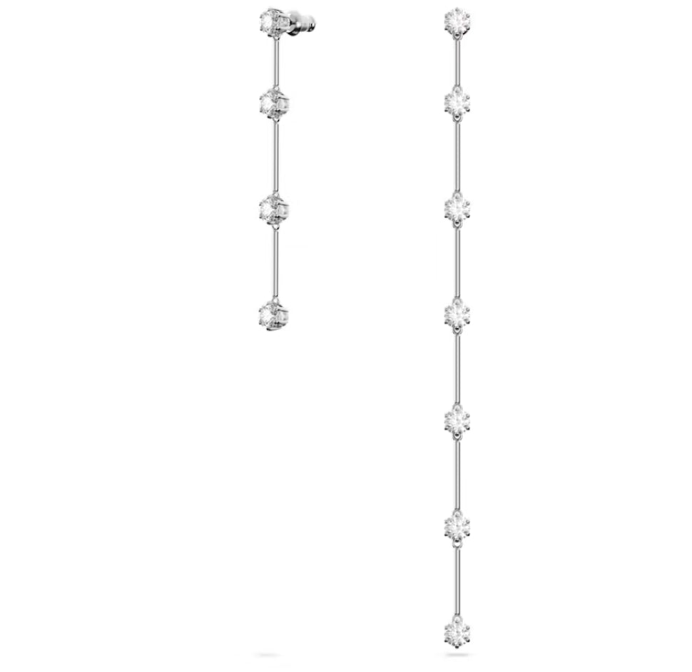 Swarovski 5641681 Orecchini pendenti Constella Design asim. Taglio tondo Bianchi