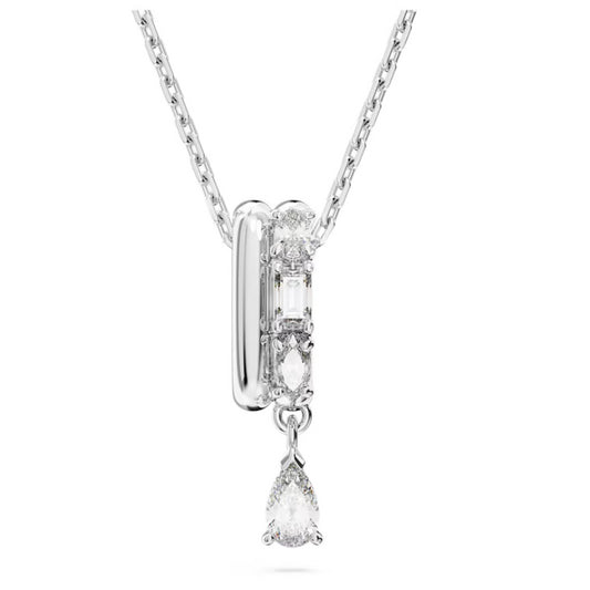 Swarovski 5671819 Pendente Dextera Taglio misto Bianco Placcato Rodio