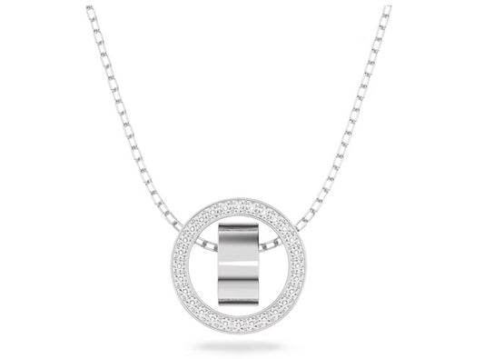 Swarovski 5636501 Pendente Hollow Bianco Placcato Rodio