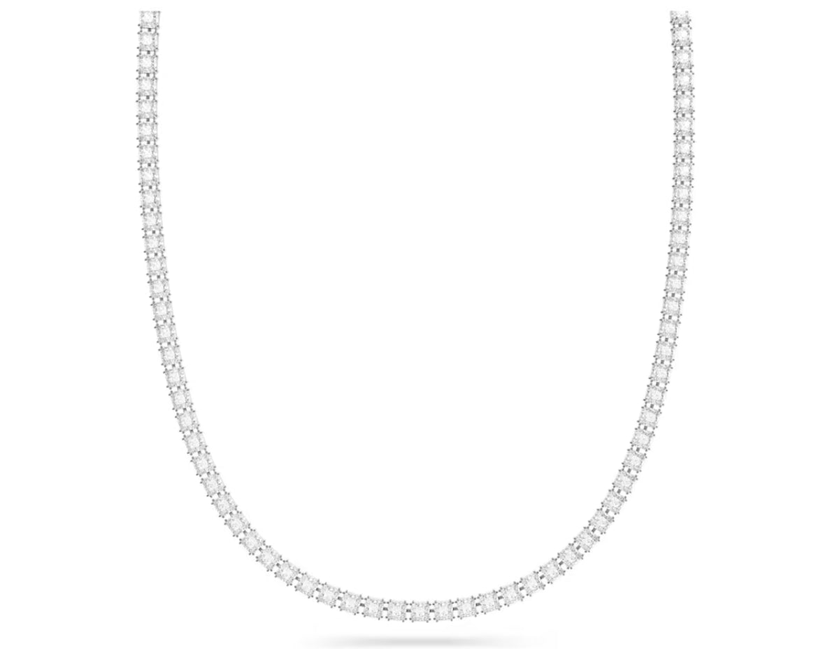 Swarovski 5615860 Cintura Taglio squadrato Bianco Placcato Rodio