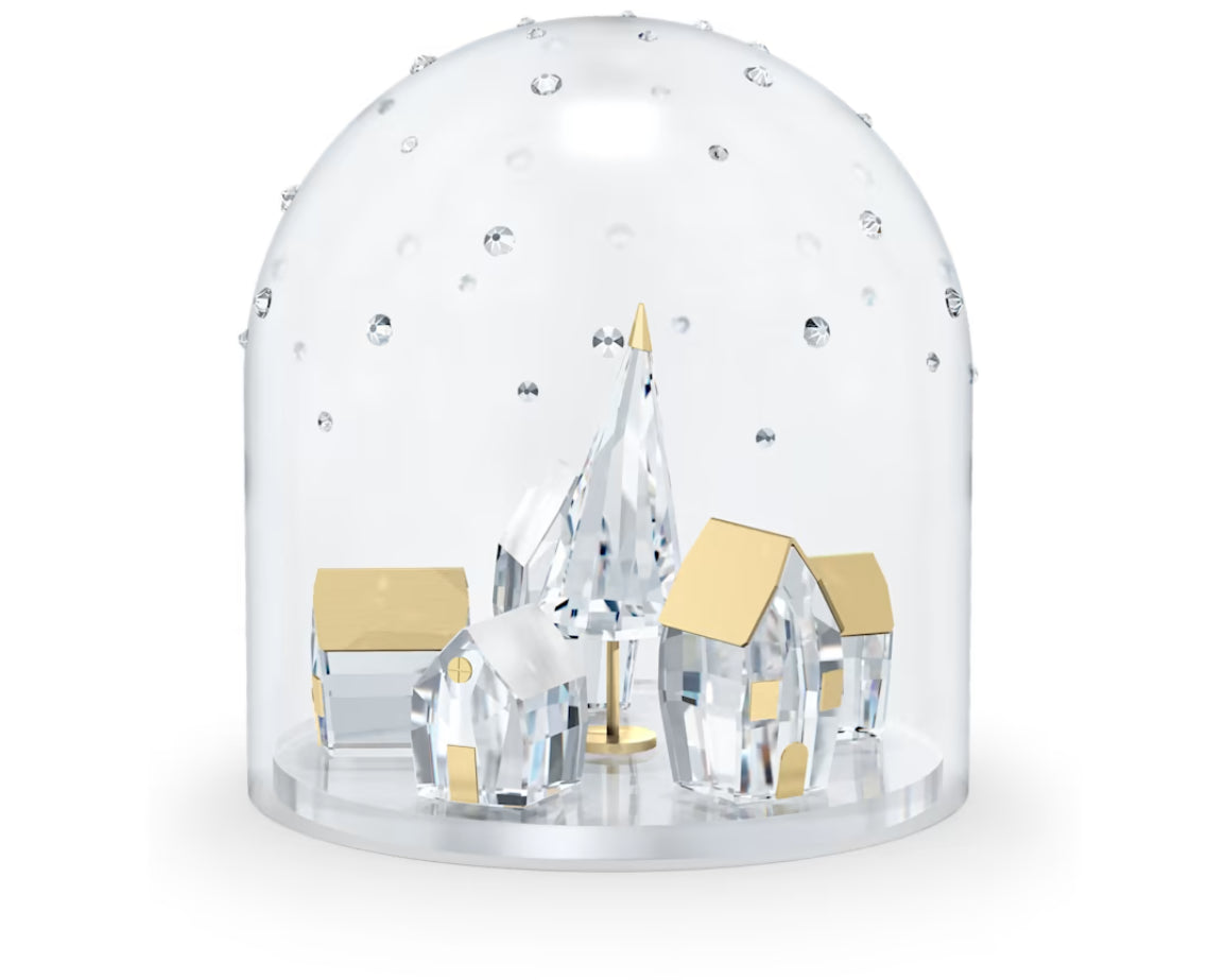 Swarovski 5597141 Holiday Magic Campana di Vetro Villaggio Invernale