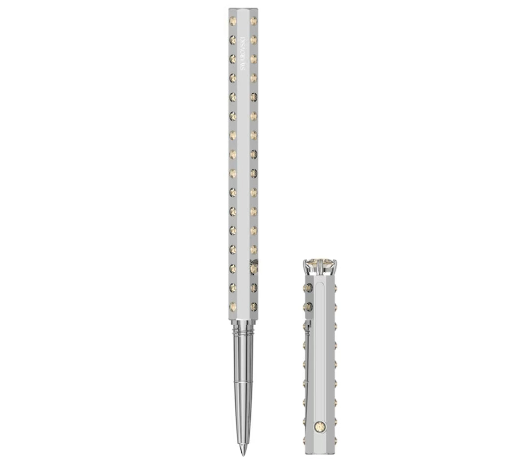 Swarovski 5645361 Penna a sfera SCS Statement Tono argentato Cromato