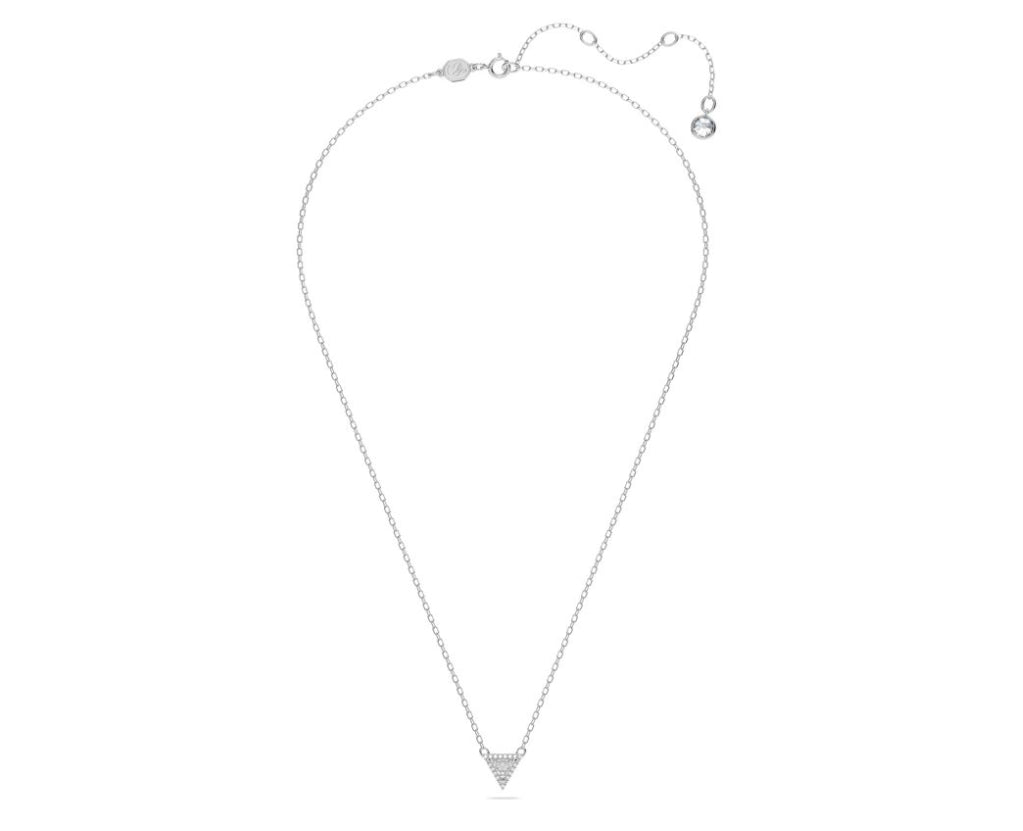 Swarovski 5642983 Collana Ortyx Taglio a triangolo bianco Placcato Rodio