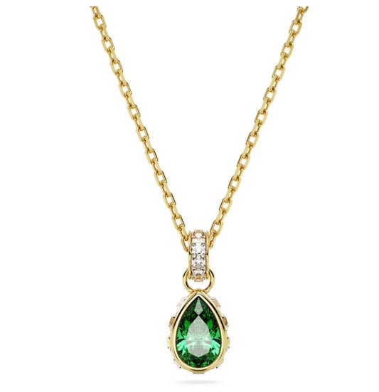 Swarovski 5648751 Pendente Stilla Taglio Pear Verde Placcato Oro