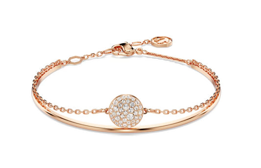 Swarovski 5683452 Bracciale rigido Meteora Bianco Placcato Oro Rosa