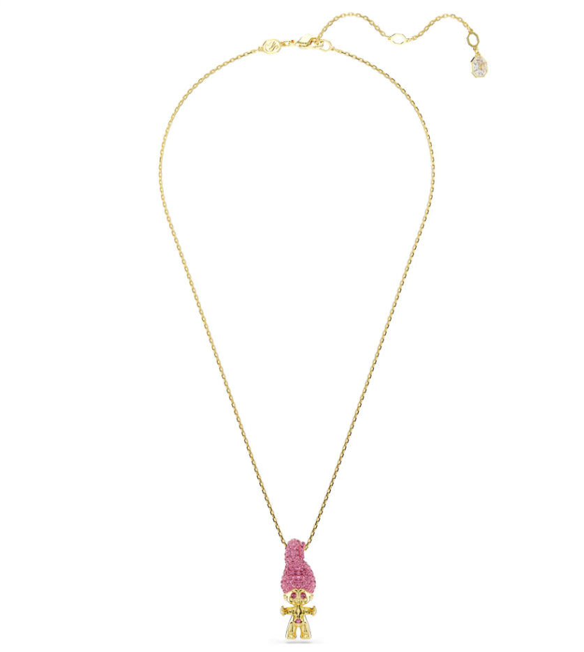 Swarovski 5691940 Pendente Good Luck Trolls Troll Rosa Oro