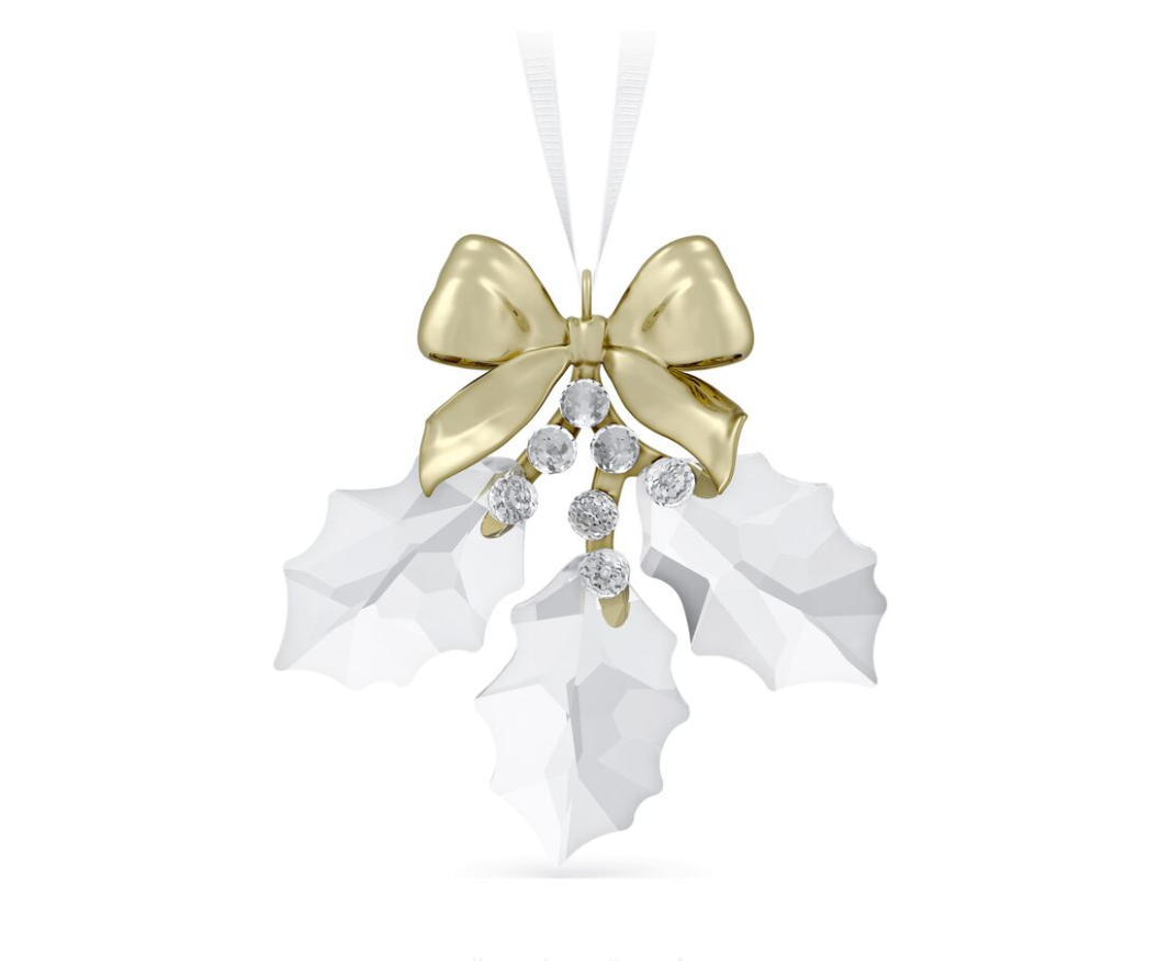 Swarovski 5685701 Holiday Magic Holly Leaves Ornament
