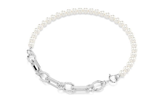 Swarovski 5692744 Collana Dextera Maglie miste Bianco Rodio