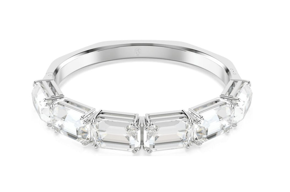 Swarovski 5696322 Bracciale Rigido Millenia Taglio ottagonale Bianco Taglia M