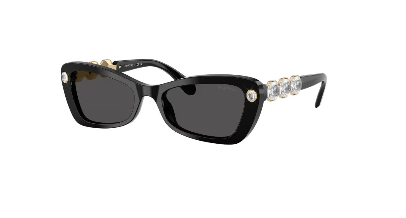 Swarovski 5706550 Occhiali da sole Forma rettangolare SK6033 Neri