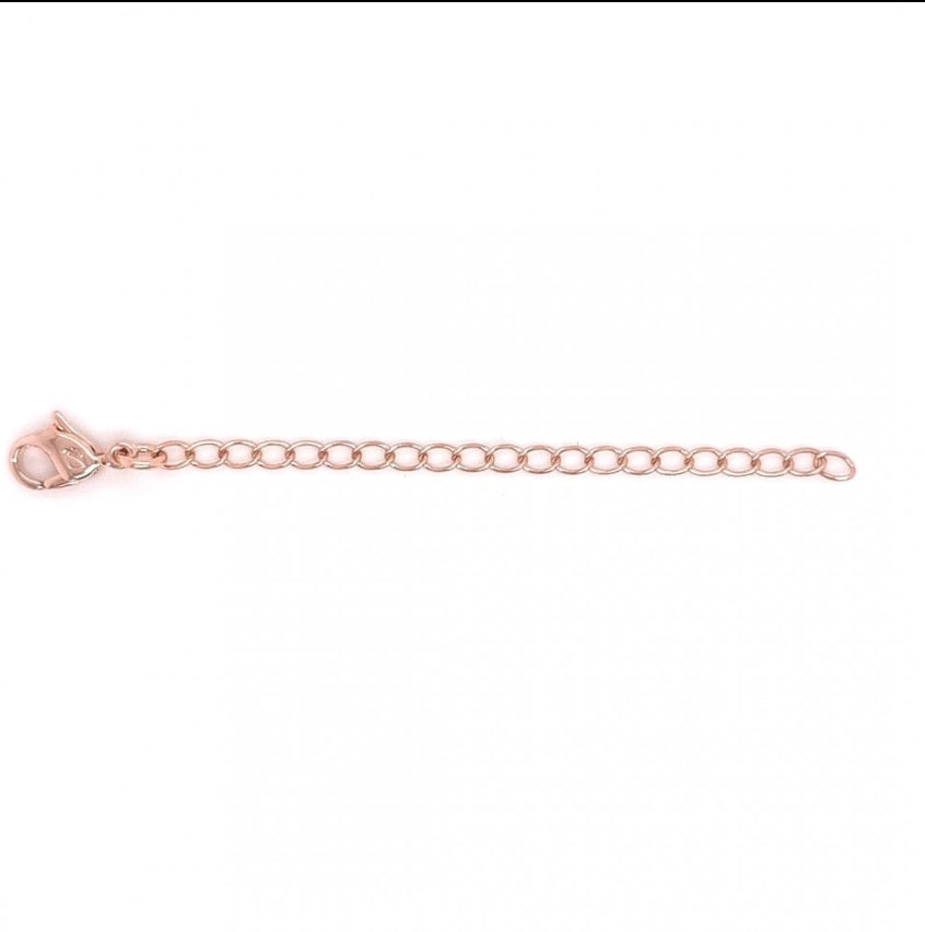 Swarovski 5000358 Rose Gold Tone Curved Link Extension