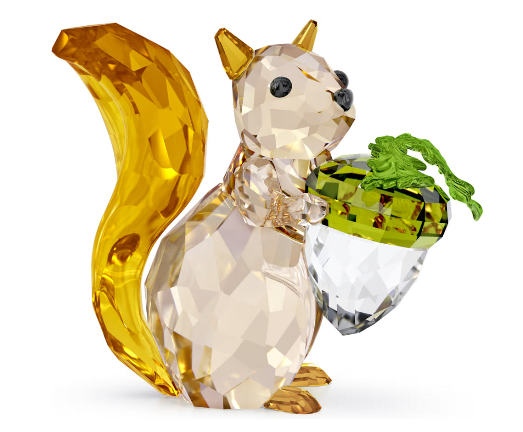 Swarovski 5683617 Idyllia Scoiattolo e Ghianda