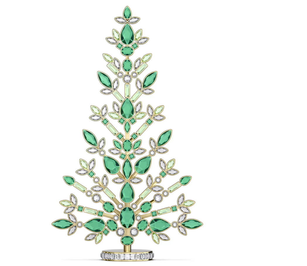 Swarovski 5691040 Gema Albero di Natale Verde