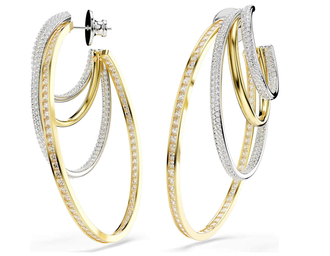 Swarovski 5691618 Orecchini a cerchio Hyperbola