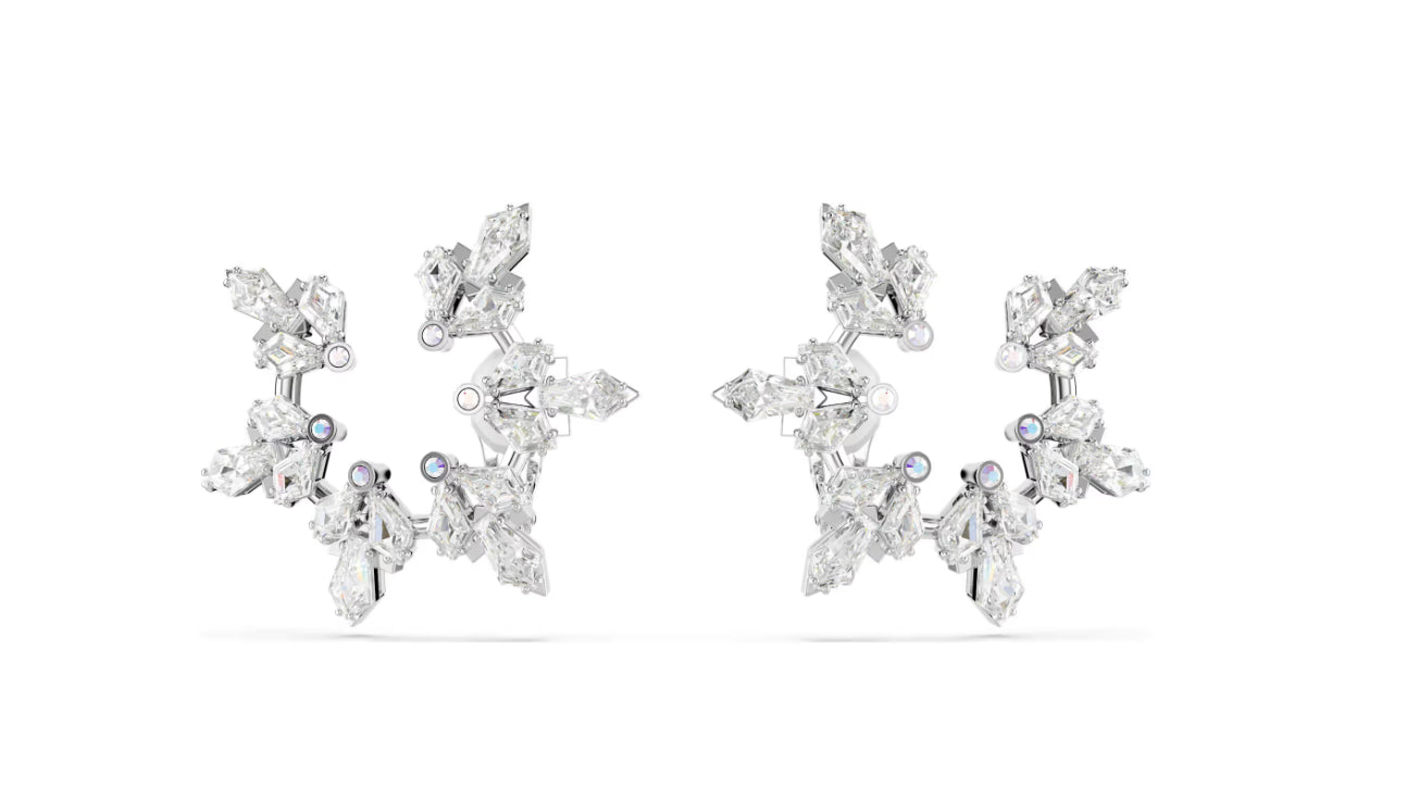 Swarovski 5692641 Orecchini a clip Idyllia Fiocco Di Neve