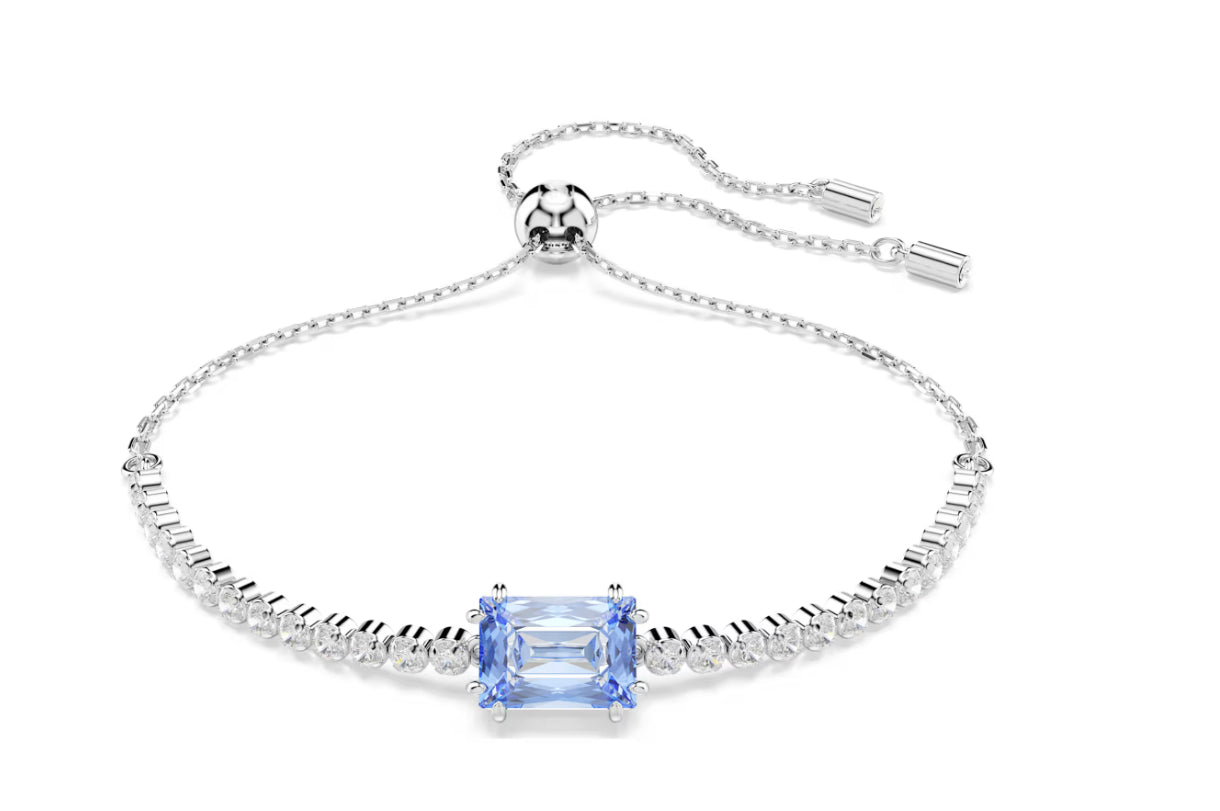 Swarovski 5693412 Braccialetto Matrix Tennis Blu