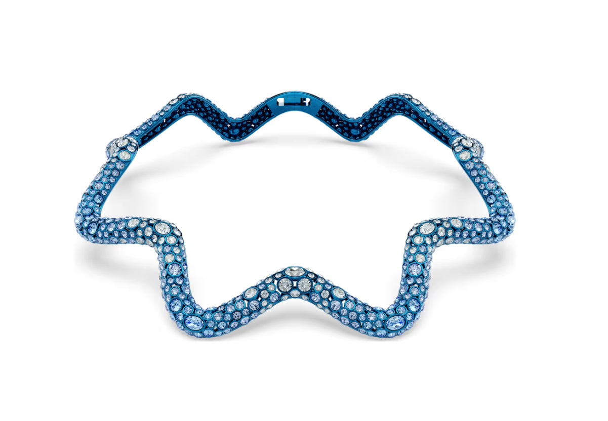 Swarovski 5699521 Girocollo Sublima Taglio misto Blu Finitura blu