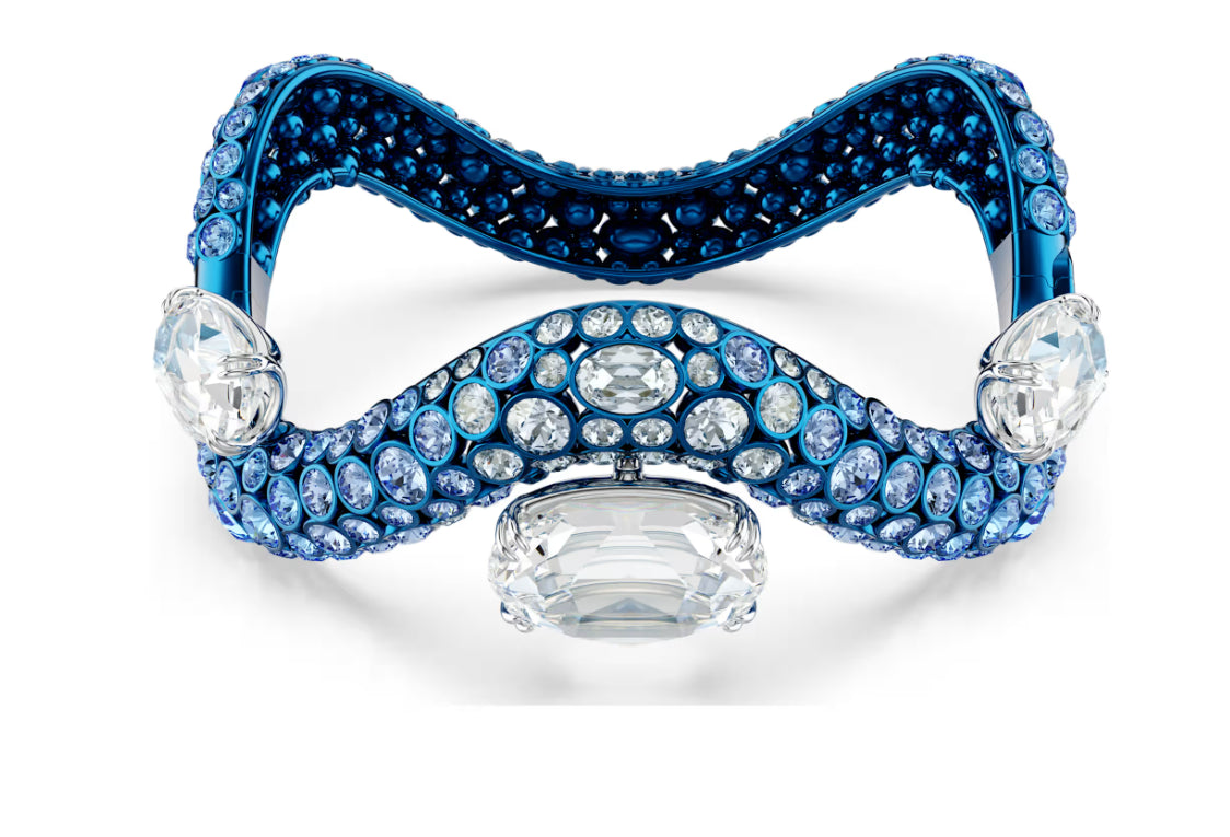 Swarovski 5700920 Bracciale rigido Sublima Taglio misto Blu Taglia S