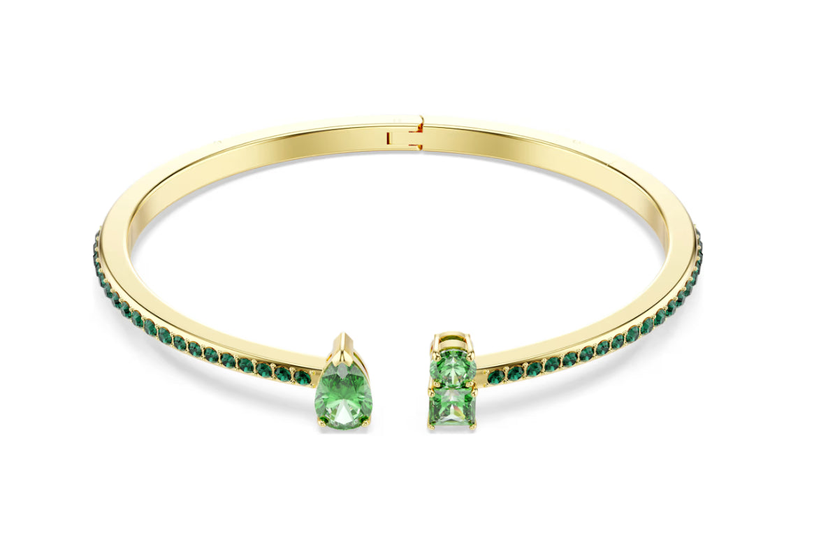 Swarovski 5723576 Bracciale rigido Matrix Taglio misto Verde