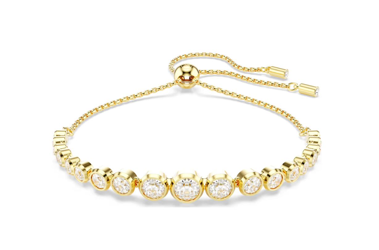 Swarovski 5705450 Bracciale Tennis Imber oro