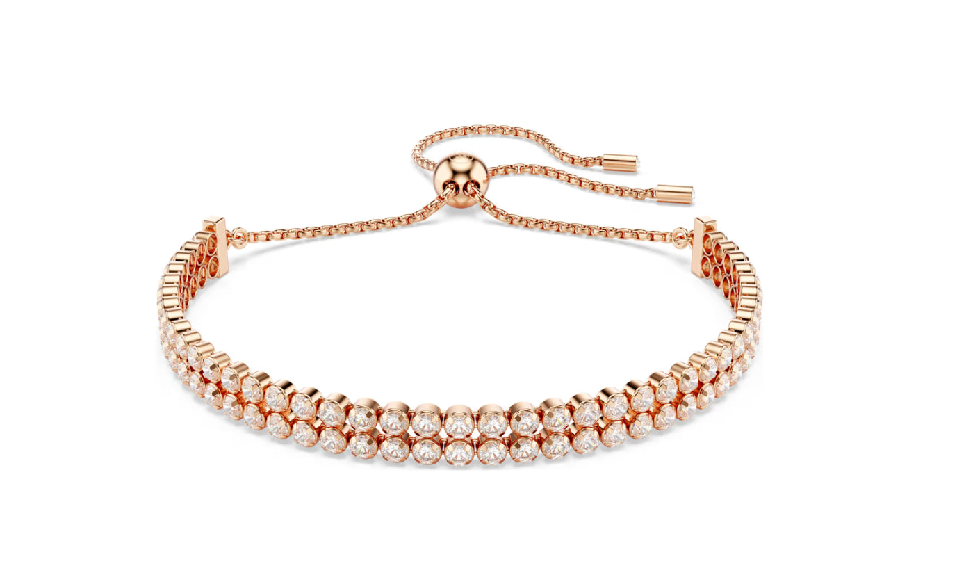 Swarovski 5677823 Bracciale Tennis Matrix oro rosa